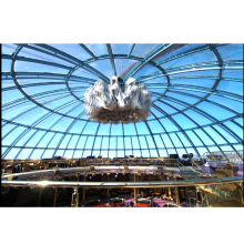 LF Steel Structure Skylight Roof Design Glass Dome Building